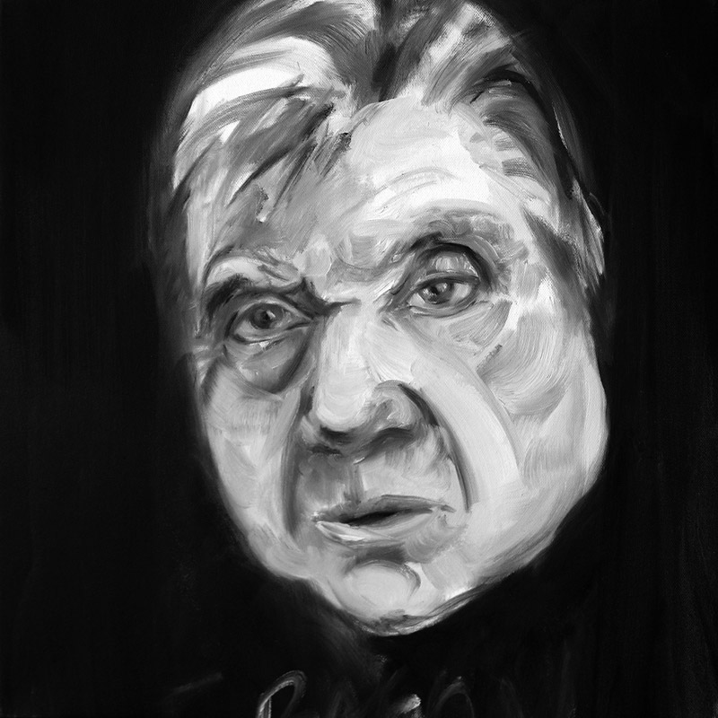 Francis Bacon. 2009 | 43 x 43 cm | l auf Baumwolle