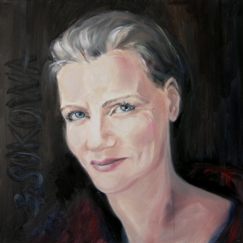 Barbara Sukova. 2009 | 43 x 43 cm | l auf Baumwolle