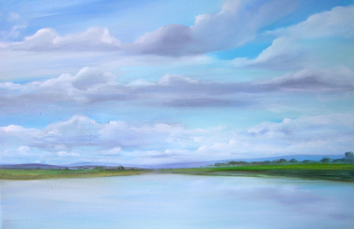 Wolken. OT002 | 2012 | 40 x 60 cm | l auf Leinwand