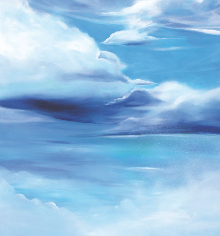 Wolken. OT008 | 2012 | 160 x 150 cm | Acryl auf Leinwand