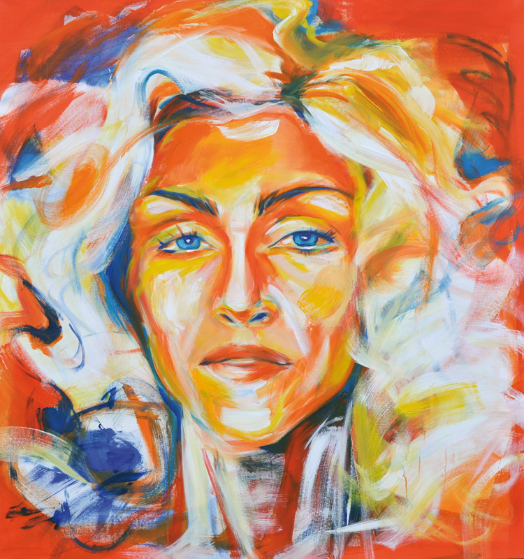 Madonna. 2010 | 150 x 160 cm | Acryl auf Baumwolle