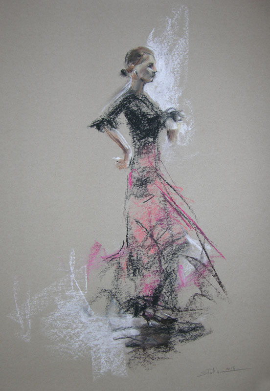 Barbara. 2013 | 59,4 x 42 cm | Pastellkreide auf Papier