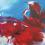 Rote Blte. 2010 | 150 x 90 cm | Acryl auf Baumwolle